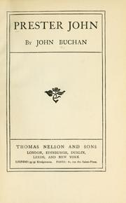Cover of: Prester John | John Buchan