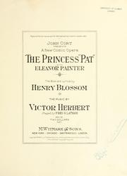 Cover of: The Princess Pat ... by Victor Herbert