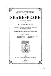 Cover of: Macbeth - Hamlet by William Shakespeare
