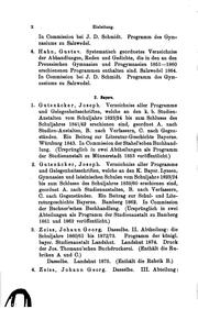 Cover of: Systematisches Verzeichnis der Programmabhandlungen: Dissertationen und ...