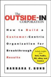 Cover of: The Outside-In Corporation | Barbara Bund