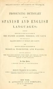 Cover of: pronouncing dictionary of the Spanish and English languages | Mariano VelГЎzquez de la Cadena