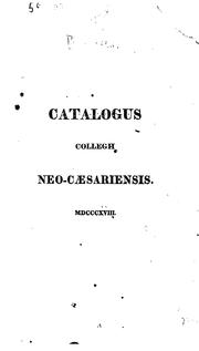 Cover of: Catalogus Eorum Qui Munera Et Officia Gesserunt Quique Alicujus Gradus Laurea Donati Sunt by Princeton University.