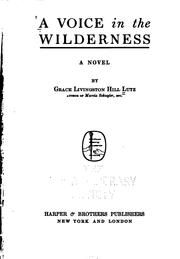Cover of: A Voice in the Wilderness: A Novel