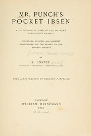 Cover of: Mr. Punch's pocket Ibsen by F. Anstey