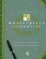 Cover of: Random House Masterpiece Crosswords, Volume 4 (RH Crosswords)