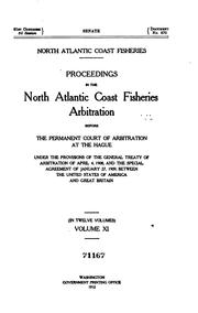 North Atlantic Coast Fisheries: Proceedings in the North Atlantic Coast .. by Permanent Court of Arbitration
