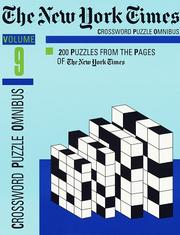Cover of: The New York Times Crossword Puzzle Omnibus, Volume 9 (NY Times) by Eugene T. Maleska