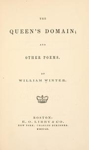 Cover of: The queen's domain: and other poems