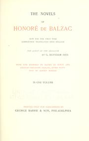 Cover of: The Quest of the Absolute by Honoré de Balzac