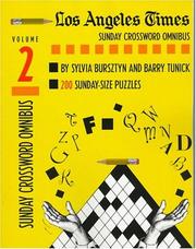 Cover of: Los Angeles Times Sunday Crossword Omnibus, Volume 2 (LA Times)