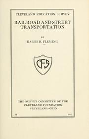 Railroad and street transportation by Ralph Douglas Fleming