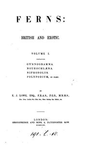 Cover of: Ferns: British and exotic