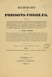 Recherches sur les poissons fossiles by Jean Louis Rodolphe Agassiz