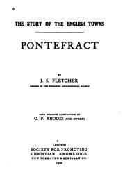 Cover of: Pontefract