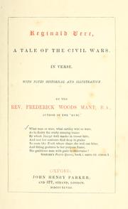 Cover of: Reginald Vere: a tale of the Civil Wars in verse.