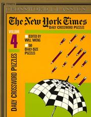Cover of: New York Times Classic Daily Crossword Puzzles, Volume 4