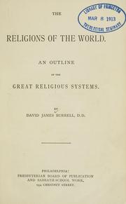 Cover of: The religions of the world. by Burrell, David James