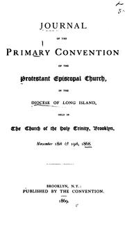 Cover of: Journal of the ... Annual Convention, Diocese of Long Island