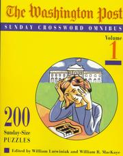 Cover of: Washington Post Sunday Crossword Omnibus, Volume 1 (Washington Post)