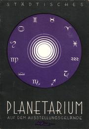 Cover of: Städtisches Planetarium by Kurd Kisshauer