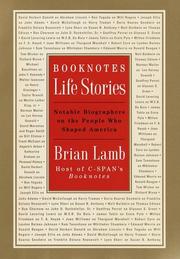 Cover of: Booknotes by [compiled] by Brian Lamb.