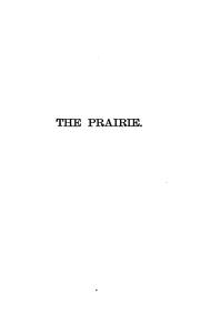 Cover of: The Prairie: A Tale