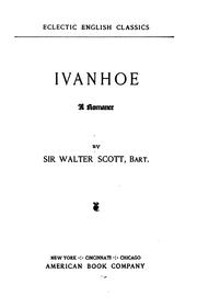Cover of: Ivanhoe: A Romance by Sir Walter Scott