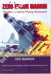 Cover of: Zero Error Margin: Airshow Display Flying Analysed (African Aviation)