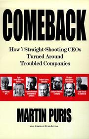 Cover of: Comeback  by Martin Puris
