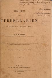 Cover of: Revision der Turbellarien. by Karl Moritz Diesing