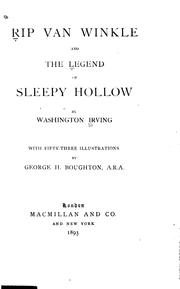 Cover of: Rip Van Winkle and The Legend of Sleepy Hollow by Washington Irving