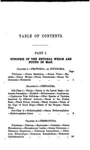 On Human Entozoa: Comprising the Description of the Different Species of Worms Found in the .. by William Abbotts Smith