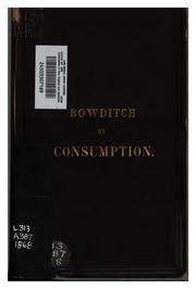 Cover of: Consumption in New England and elsewhere