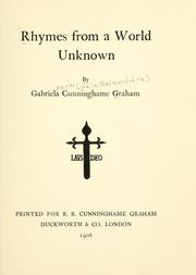 Cover of: Rhymes from a world unknown