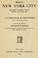 Cover of: Rider's New York city and vicinity, including Newark, Yorkers and Jersey City