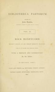 Cover of: Rock honeycomb. by Sir Philip Sidney