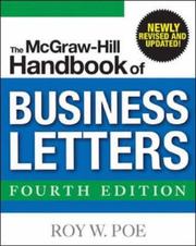 Cover of: The McGraw-Hill Handbook of Business Letters, 4/e