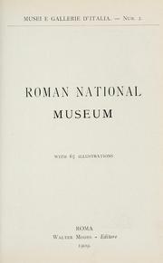 Cover of: Roman national museum ...