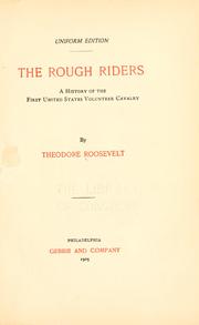 Cover of: The Rough riders by Theodore Roosevelt