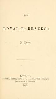 Cover of: The Royal barracks | 