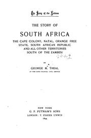 Cover of: South Africa: The Cape Colony, Natal, Orange Free State, South African Republic and All Other ...