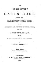 Cover of: An Introductory Latin Book