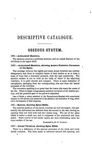 Cover of: Descriptive catalogue of the pathological museum of the Pennsylvania Hospital by William Pepper Jr, M.D., William Pepper Jr, M.D.
