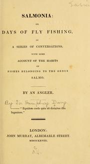 Cover of: Salmonia by Sir Humphry Davy