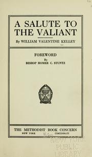 Cover of: A salute to the valiant