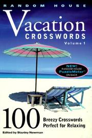 Cover of: Random House Vacation Crosswords, Volume 1 (Vacation)