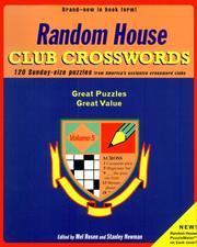 Cover of: Random House Club Crosswords, Volume 5 (Other)