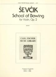 Cover of: School of bowing for violin | O. SevcГ­k