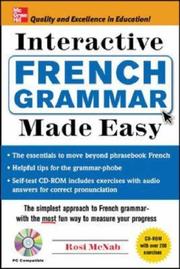 Cover of: Interactive French Grammar Made Easy w/CD-ROM (Grammar Made Easy) by Rosi McNab